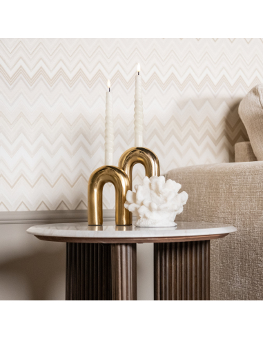 Table d'appoint Mayfield brown 55Ø