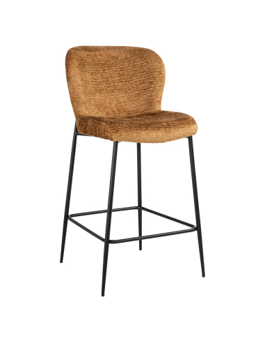 Darby cognac fusion counter stool