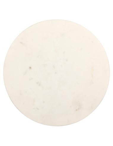 Bijzettafel Misty black/white 30Ø