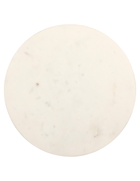 Bijzettafel Misty black/white 30Ø