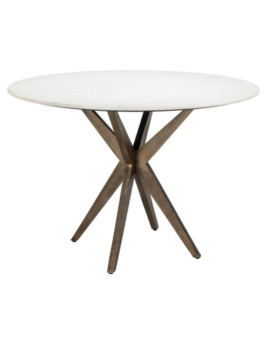 Maisy white dining table 114Ø