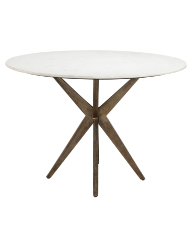 Mesa de jantar Maisy white 114Ø