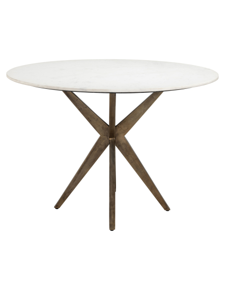 Maisy white dining table 114Ø