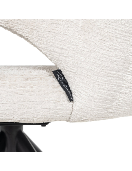 Silla de comedor Milly cream fusion swivel