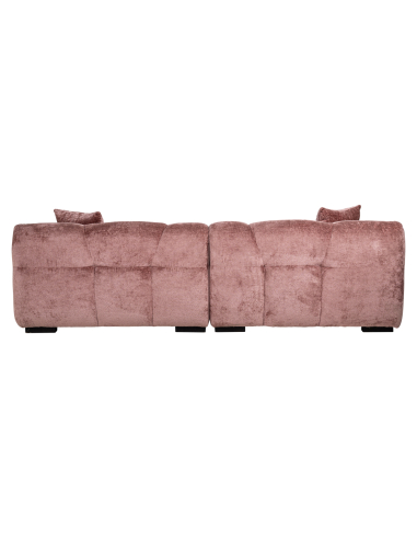 Charelle pink chenille sofa