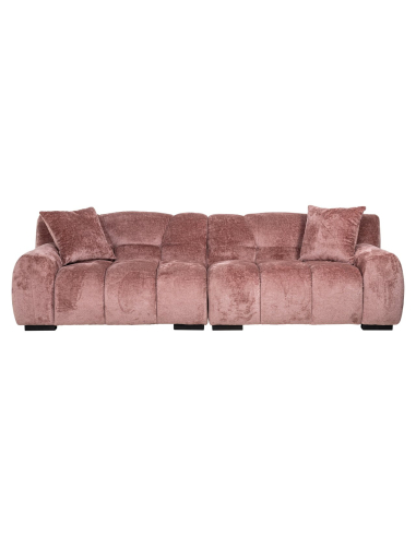 Charelle-bank roze chenille