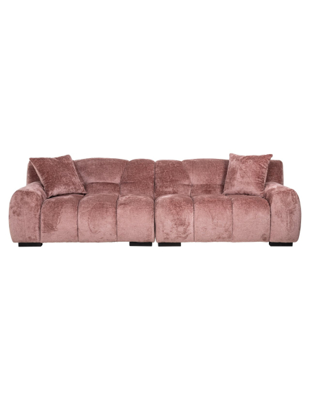 Charelle Sofa rosa Chenille