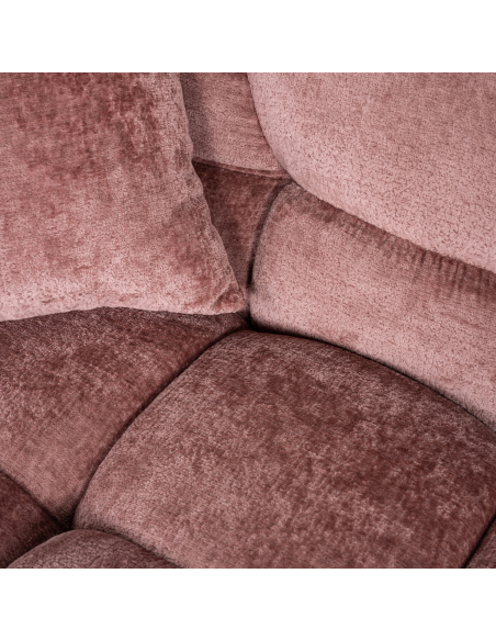 Charelle-bank roze chenille