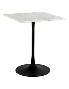 Bistrotafel Carlten zwart/wit 65x65