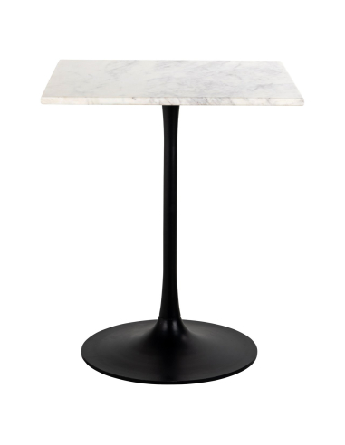 Table bistro Carlten black/white 65x65
