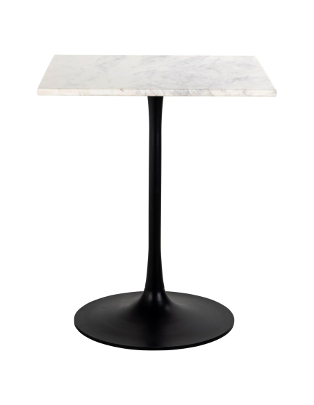 Carlten black/white bistro table 65x65