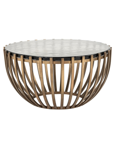 Salontafel Volante gold 84Ø