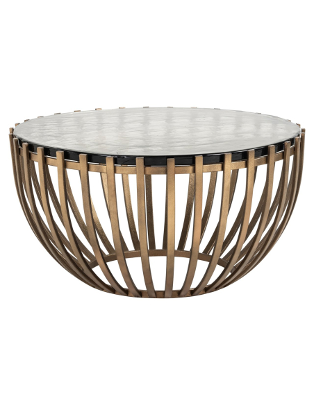 Salontafel Volante gold 84Ø