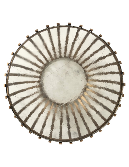 Volante gold coffee table 84Ø