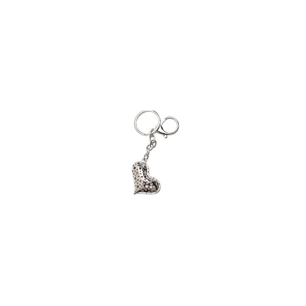 Schlüsselring-Rhinestone Chrome Kare design - 2