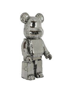 Objeto decorativo Bear prateado pequeno