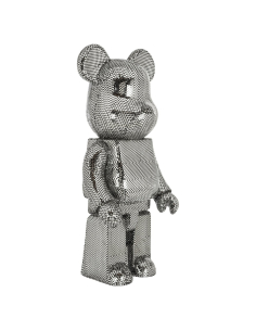 Dekorationsobjekt Bear silver large