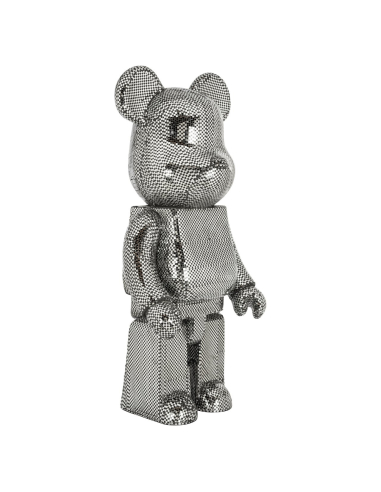 Objeto decorativo Bear silver large
