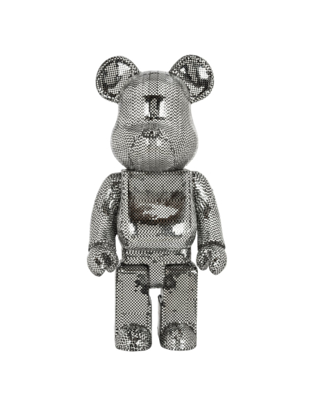 Decorative object Bear silver large