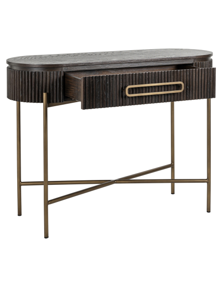 Luxor brown console