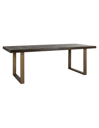 Mesa de comedor Luxor brown diamond 230