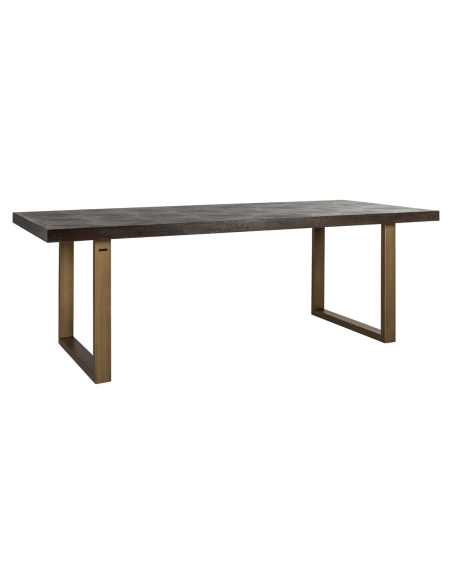 Luxor brown diamond dining table 230