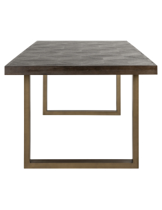 Eettafel Luxor brown diamond 230 2