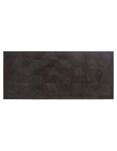 Luxor brown diamond dining table 230