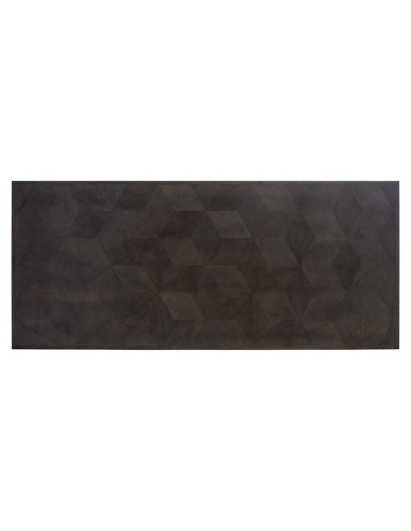 Luxor brown diamond dining table 230