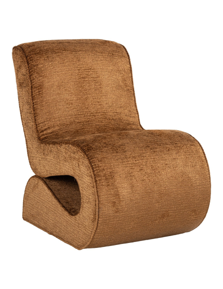 Loungefauteuil Frankie cognac fusion