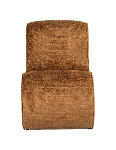 Loungefauteuil Frankie cognac fusion