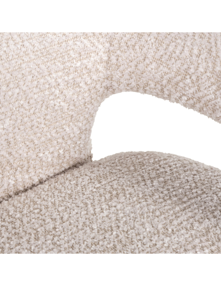 Silla de comedor Belle lovely cream ignífuga