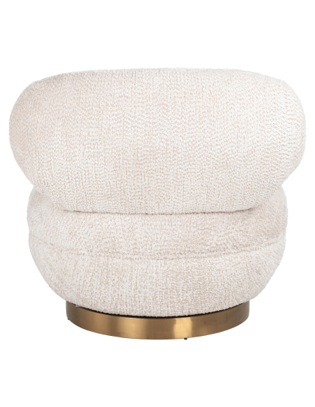 Loungefauteuil Jace lovely cream draaibaar