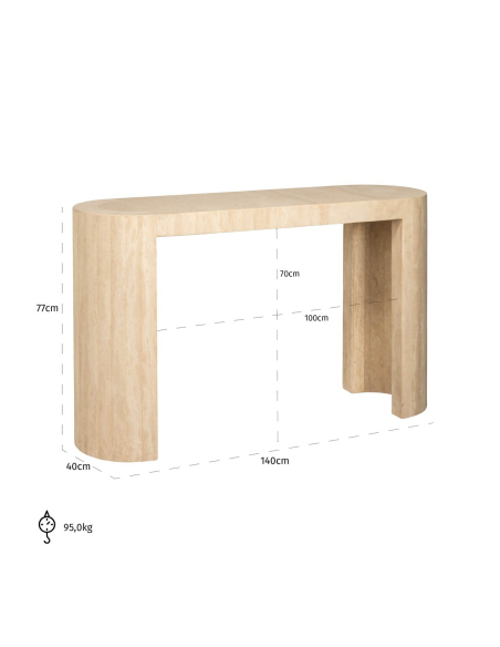 Console Alexander Jones beige (Biltmore)