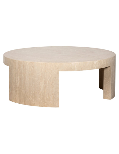 Table basse Alexander Jones beige round (Biltmore)