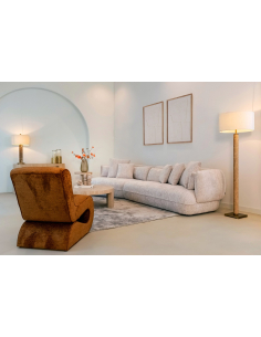 Salontafel Alexander Jones beige rond (Biltmore) 2