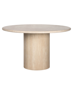 Table à manger Alexander Jones beige 130Ø (Renaissance)