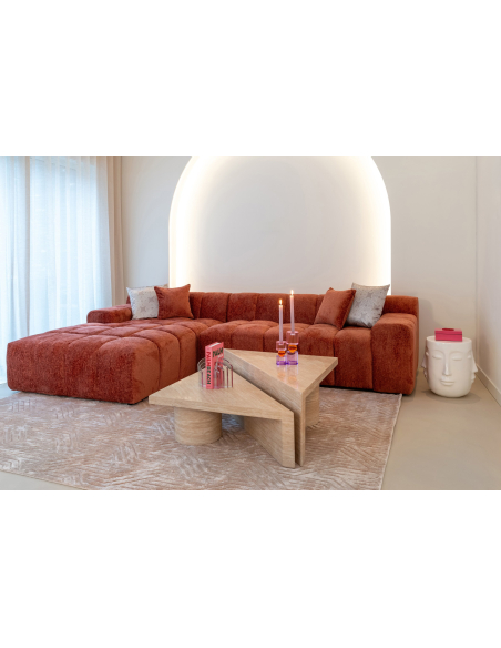 Salontafel Fictus beige (set van 2)