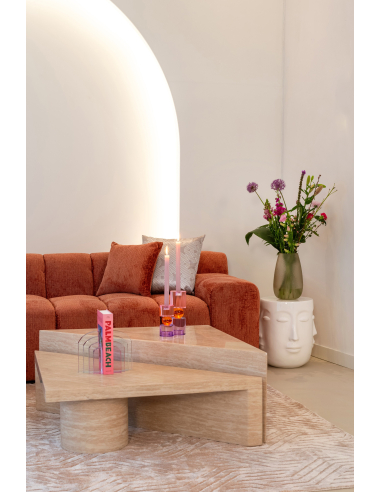 Salontafel Fictus beige (set van 2)