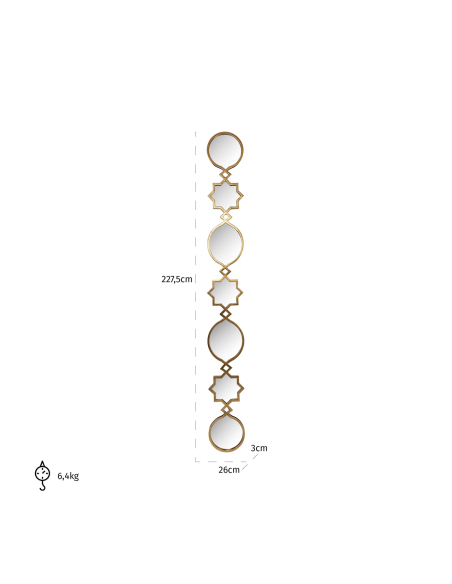 Espejo Babice gold