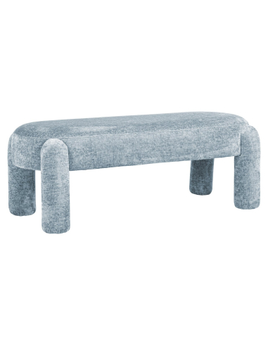 Lichtblauwe chenille bank HOLLY | Meubels Loft Attitude