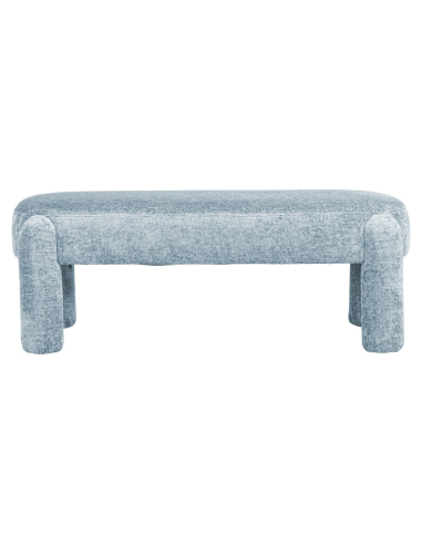Hellblaue Chenille-Bank HOLLY | Möbel Loft Attitude