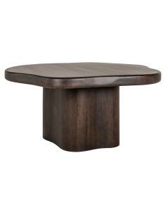 Table à manger brun foncé 150 SHERMAN | Loft Attitude
