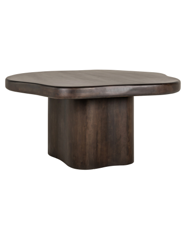 Table à manger brun foncé 150 SHERMAN | Loft Attitude