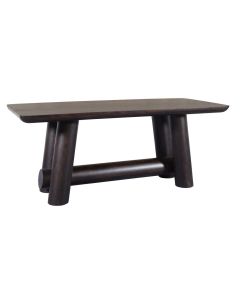 Table de comptoir brun 218 MENARA | Déco Loft Attitude