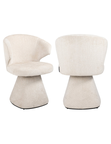 Beige eetkamerstoel Niagara brandvertragend GATSBI