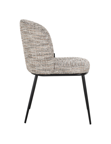 Set of 2 Natural Dining Chairs Trendy ELVI