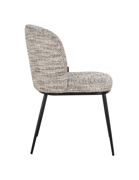 Set of 2 Natural Dining Chairs Trendy ELVI