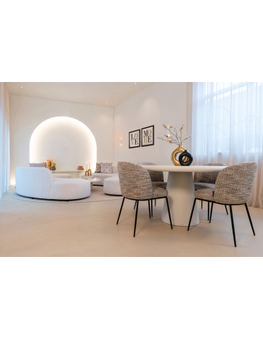 Set di 2 sedie da sala da pranzo naturale Trendy ELVI