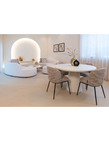 2er-Set Esszimmerstühle natur Trendy ELVI
